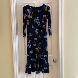 Talbots flowered dress